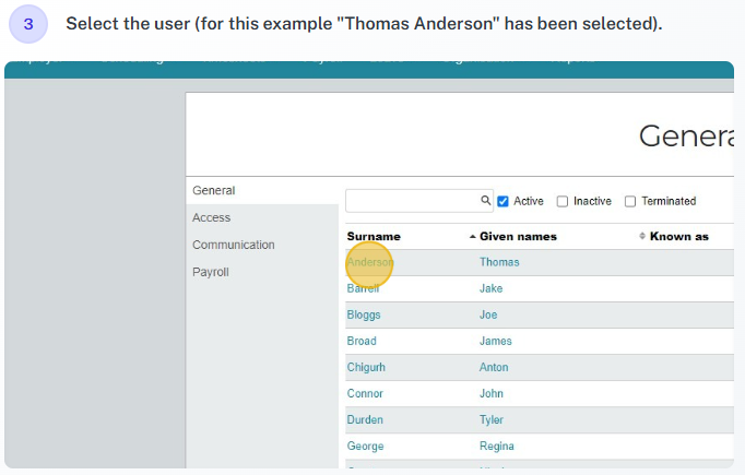 Roster rules within user profile