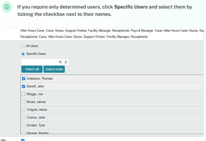 Export through Import/Export example 8