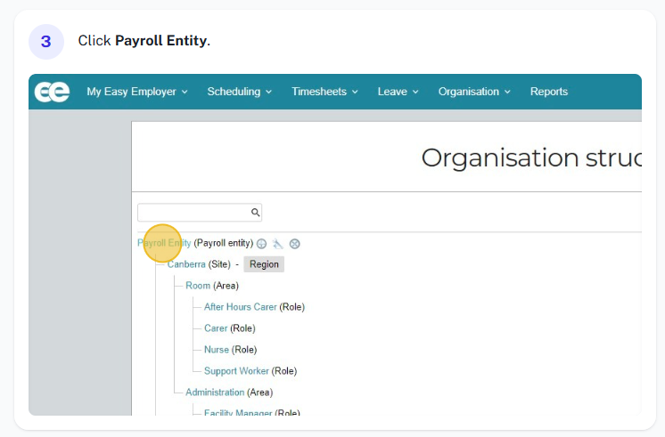 Payroll application configuration options
