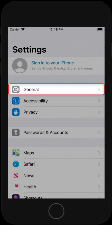 iOS General
