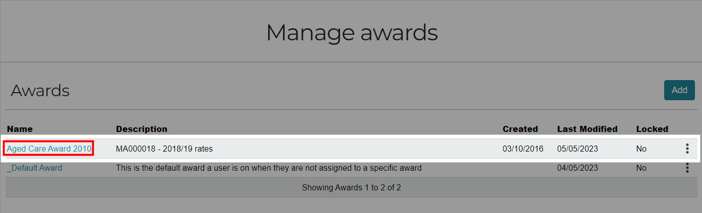 Award | Troubleshooting – easyemployer support